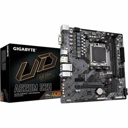 GIGABYTE Ultra Durable B760M H DDR4 Gaming Desktop Motherboard - Intel B760 Chipset - Socket LGA-1700 - Micro ATX
