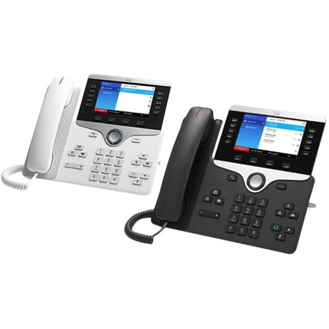 Cisco 8851 IP Phone - Refurbished - Wall Mountable - White