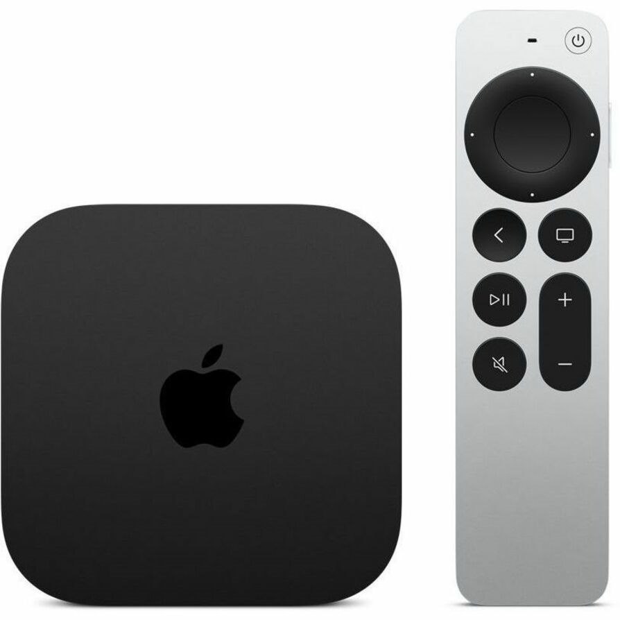 Apple TV 4K Internet TV - 128 GB HDD - Wireless LAN - Black