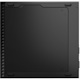 Lenovo ThinkCentre M75q Gen 2 11JN002PUS Desktop Computer - AMD Ryzen 5 PRO 5650GE - 8 GB - 256 GB SSD - Tiny - Black