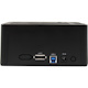 StarTech.com Dual-Bay USB 3.0 / eSATA to SATA Hard Drive Docking Station, 2.5/3.5" SATA III, SSD/HDD Dock, Top-Loading