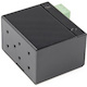 StarTech.com Industrial Fiber to Ethernet Media Converter - 100Mbps SFP to RJ45/CAT6 SM/MM - Fiber to Copper Network - IP-30 12V Input