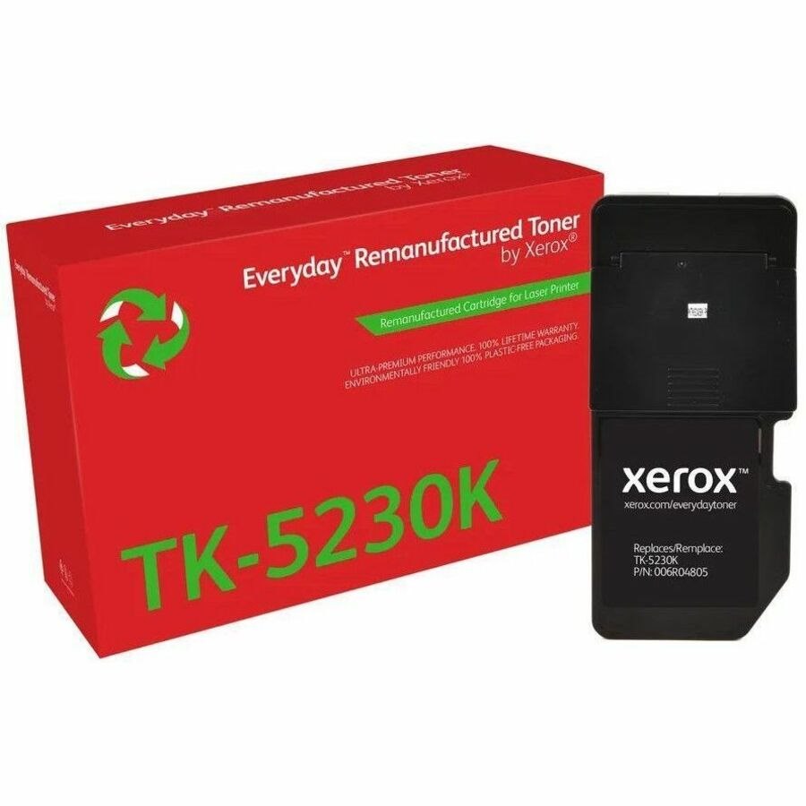 Xerox Everyday Remanufactured Standard Yield Laser Toner Cartridge - Single Pack TK-5230K - Black - 1 / Pack