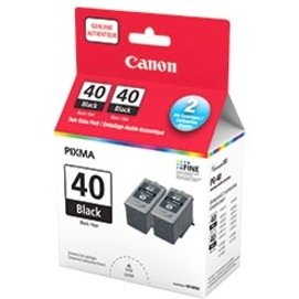 Canon PG-40 Original High Yield Inkjet Ink Cartridge - Black - 2 / Pack