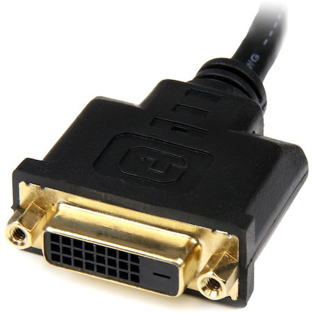 StarTech.com 8in HDMI® to DVI-D Video Cable Adapter - HDMI Male to DVI Female