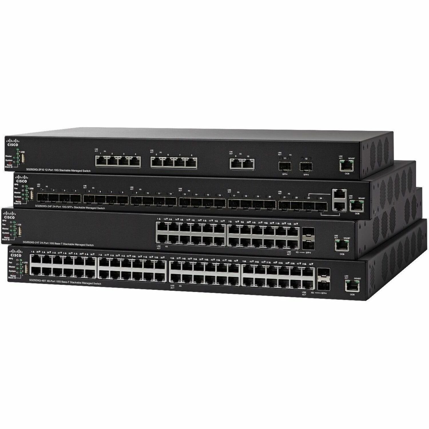 Cisco SG350XG-48T 48-Port 10GBase-T Stackable Managed Switch