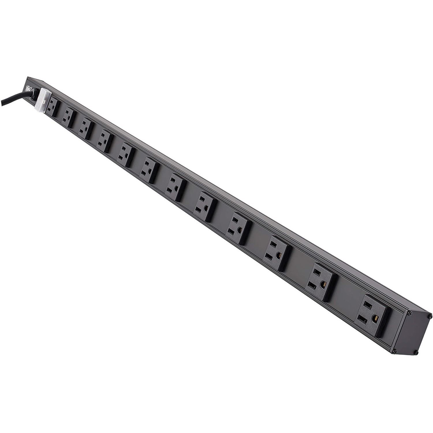 Tripp Lite by Eaton 12-Outlet Vertical Power Strip, 120V, 15A, NEMA 5-15P, 15 ft. (4.57 m) Cord, 36 in., Black Housing