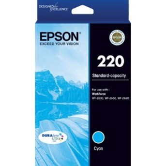 EPSON 220 STD CAPACITY DURABRITE ULTRA CYAN INK