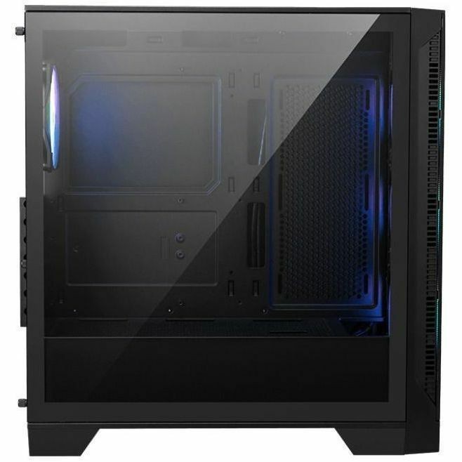 MSI MAG FORGE 321R AIRFLOW Gaming Computer Case - Mini ITX, Micro ATX, ATX Motherboard Supported - Mid-tower - Mesh, Tempered Glass