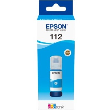 Epson EcoTank 112 Ink Refill Kit - Pigment Cyan - Inkjet