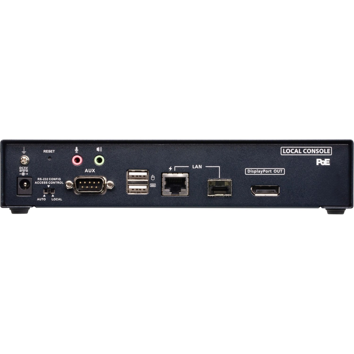 ATEN 4K DisplayPort Single Display KVM over IP Transmitter with PoE