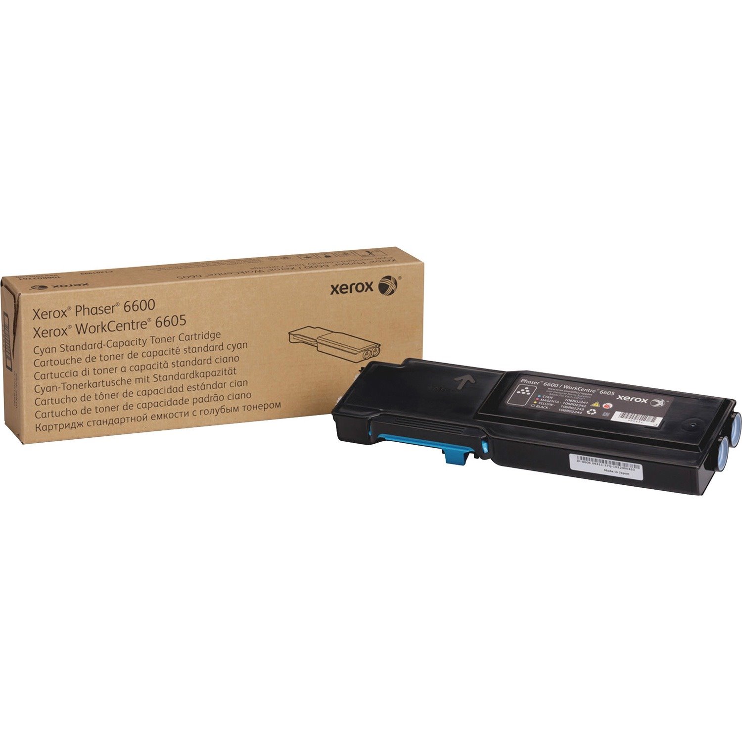 Xerox Genuine Phaser&trade; 6600, WorkCentre&trade; 6605 Cyan Toner Cartridge