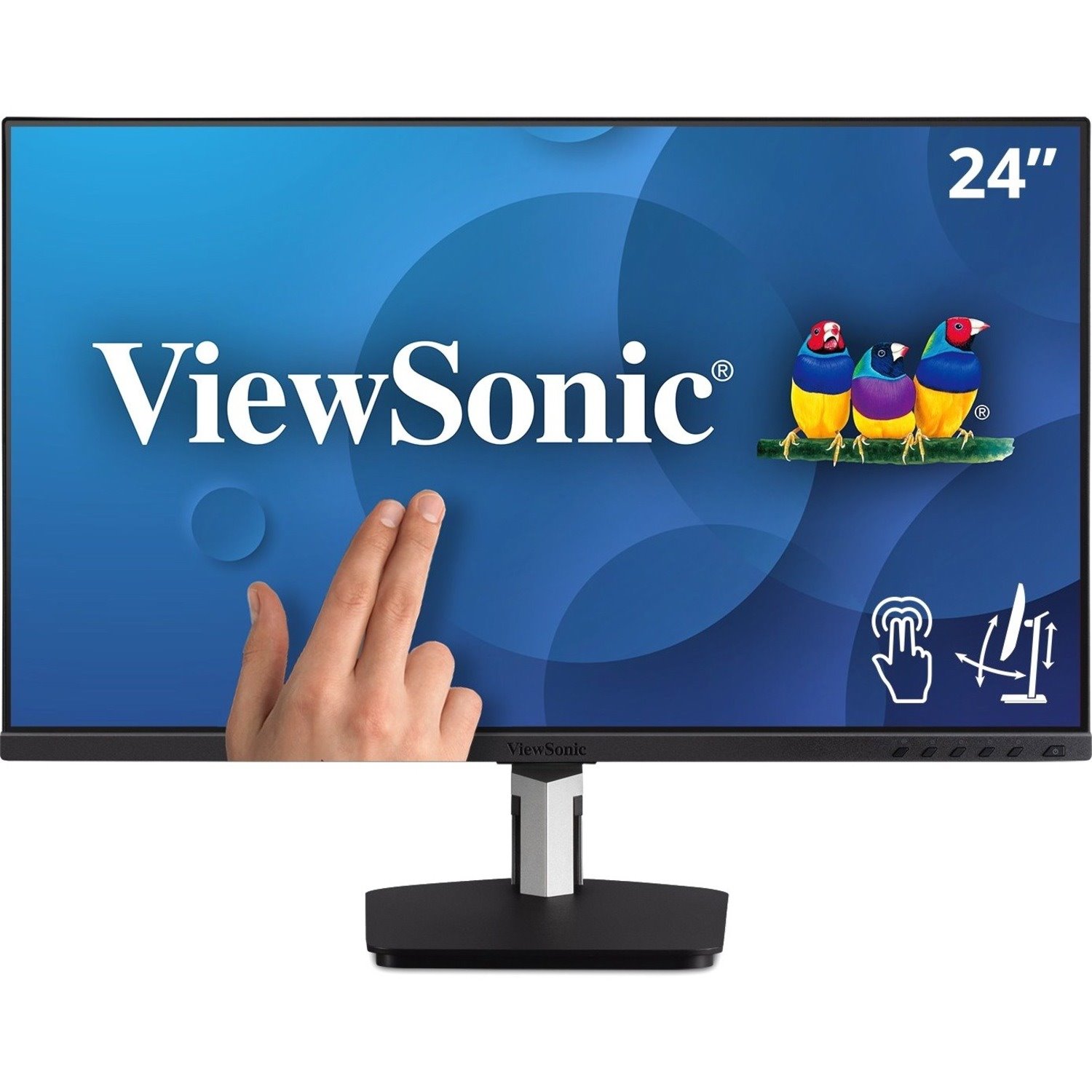 ViewSonic TD2455 24" Class LCD Touchscreen Monitor - 16:9 - 6 ms