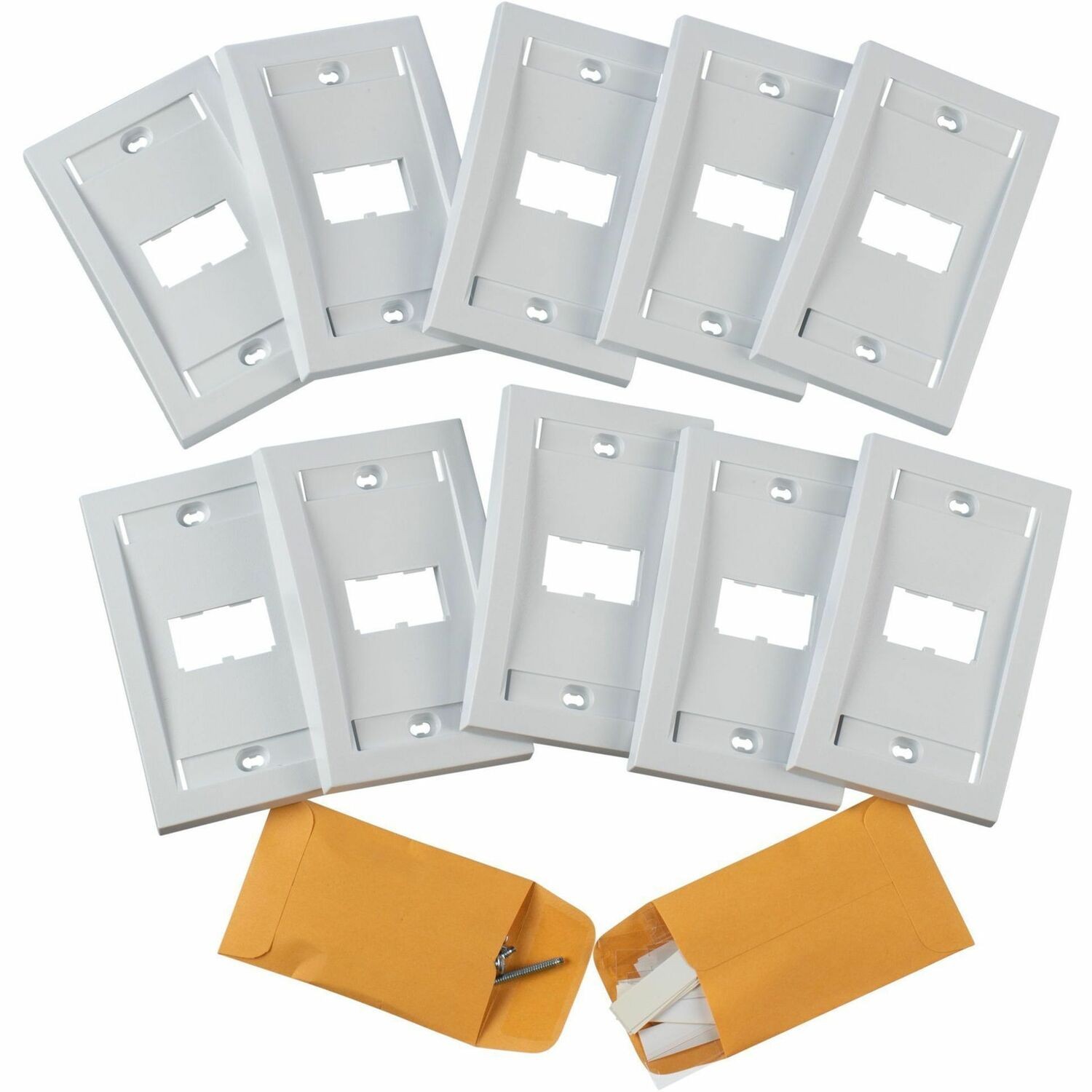 PanNet Mini-Com Executive Style Faceplate with Label Pocket
