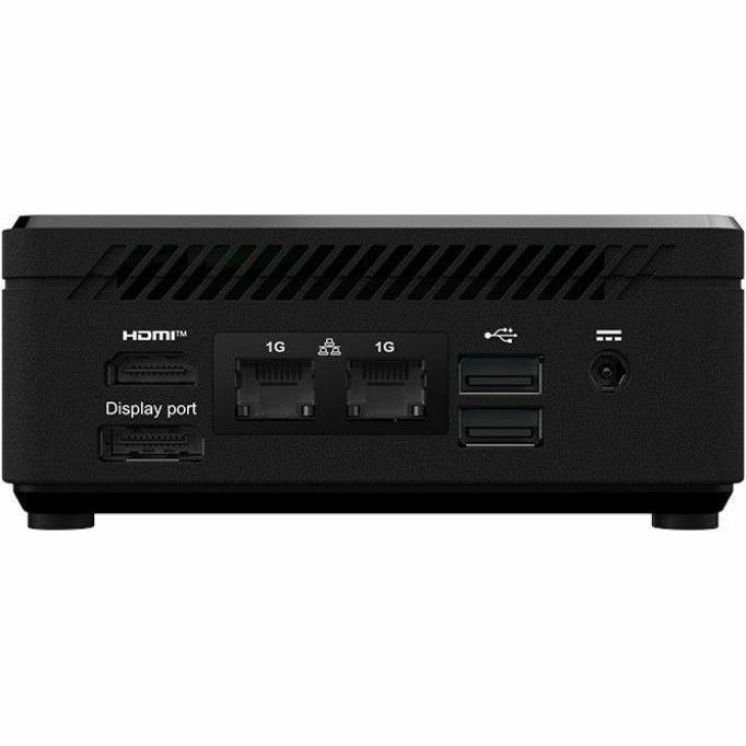 MSI Cubi N ADL CUBI N ADL-009AU Desktop Computer - Intel N-Series N100 - 4 GB - 128 GB SSD - Mini PC - Black