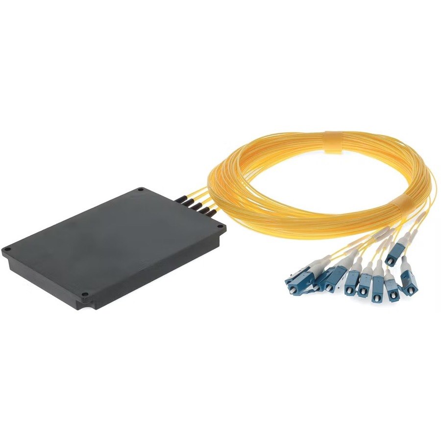 AddOn 2 Channel Compact DWDM MUX and DEMUX (Duplex), ITU 100GHz, Channels 21-22 with Express Port, Monitor Port, Pigtail, and UPC/LC Connectors