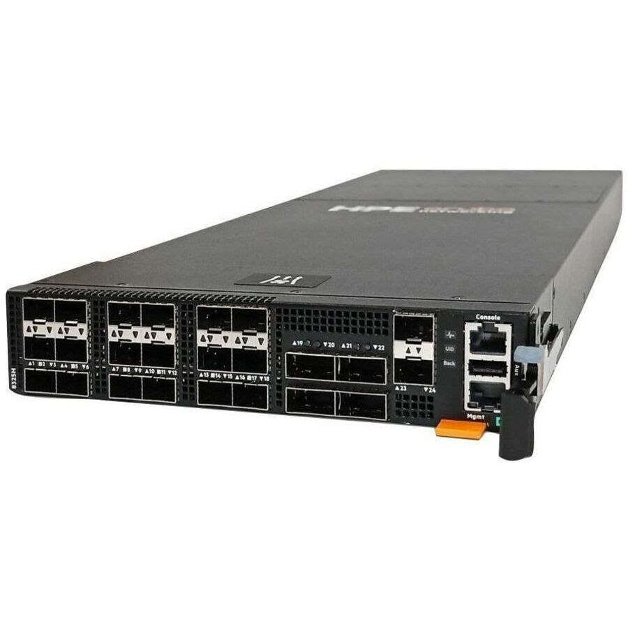 HPE H-Series SN8325H Manageable Ethernet Switch - Gigabit Ethernet, 10 Gigabit Ethernet, 25 Gigabit Ethernet, 40 Gigabit Ethernet, 100 Gigabit Ethernet - 1000Base-X, 10GBase-X, 25GBase-X, 40GBase-X, 100GBase-X - TAA Compliant