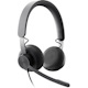 Logitech Zone Wired Noise Cancelling Headset, USB-C with USB-A adapter, graphite