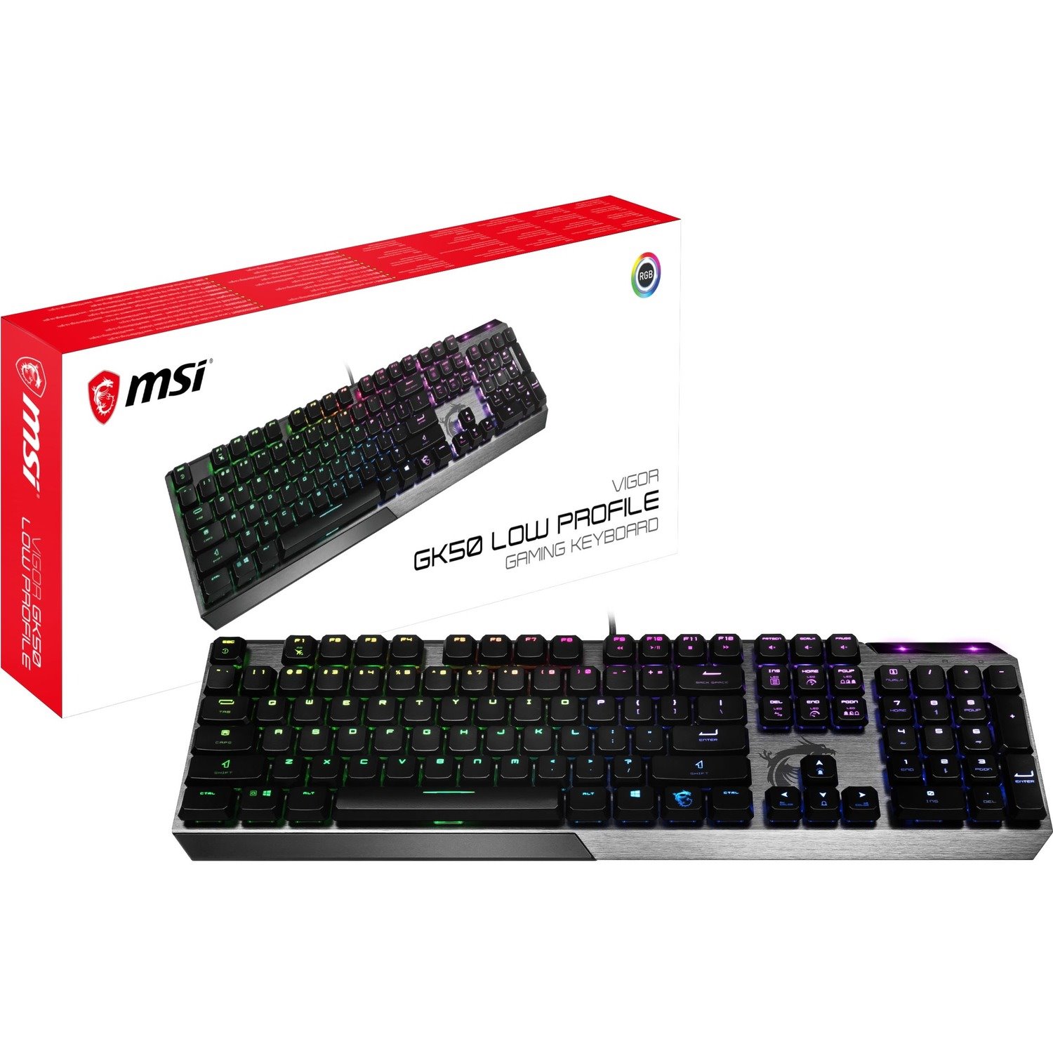 MSI Vigor GK50 Low Profile Gaming Keyboard