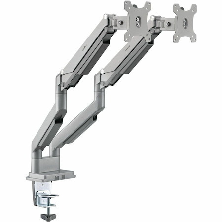 Rocstor ErgoReach Mounting Arm for Monitor - Silver - Landscape/Portrait