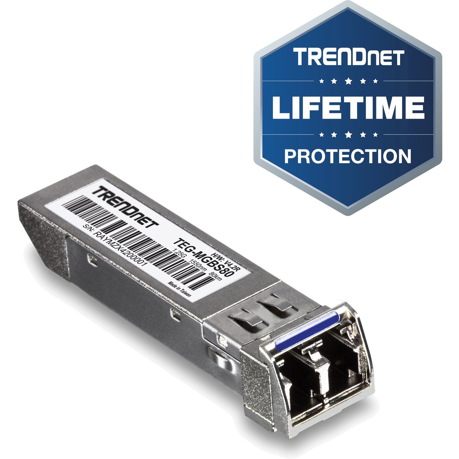TRENDnet MGBS80 SFP (mini-GBIC) - 1 x LC 1000Base-LX - TAA Compliant