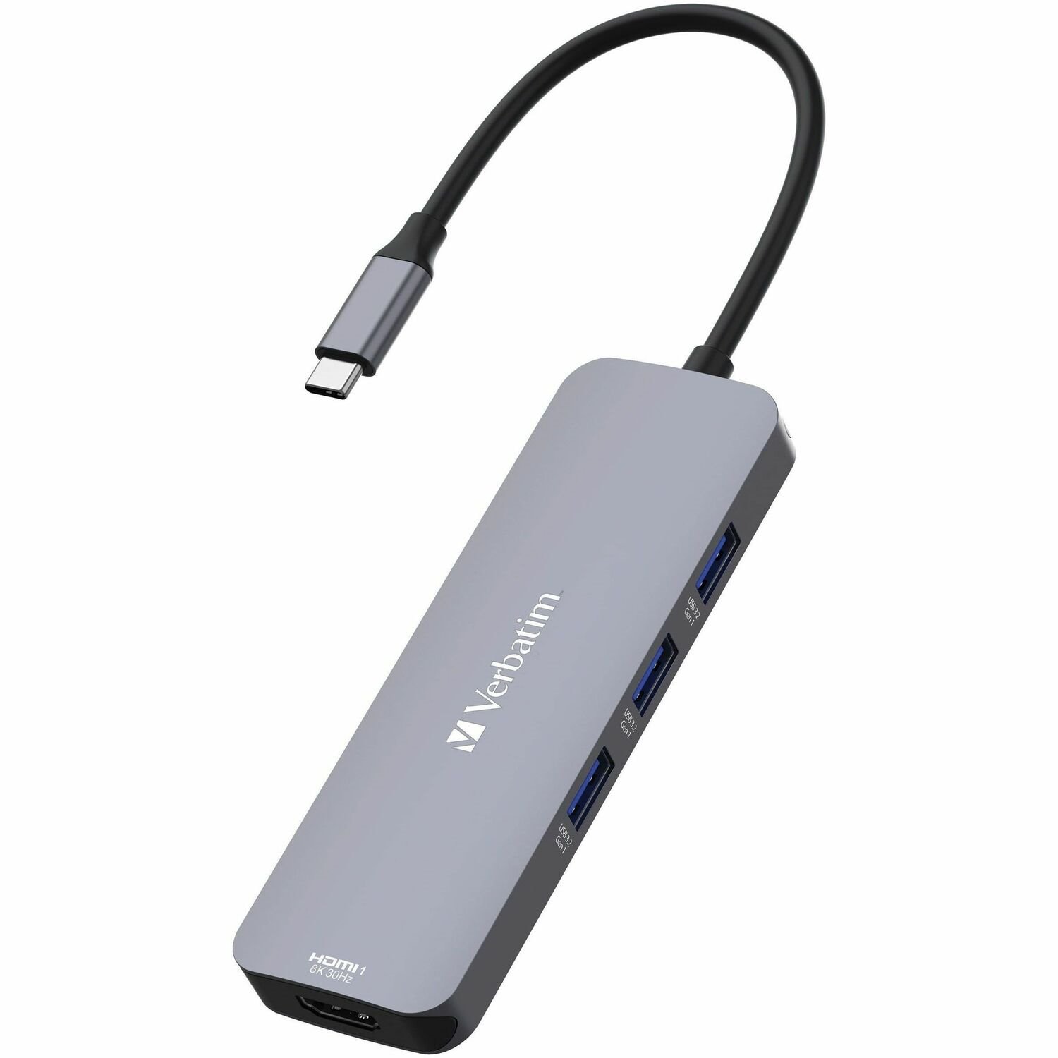 Verbatim USB Type C Docking Station for Notebook - Charging Capability - Memory Card Reader - SD