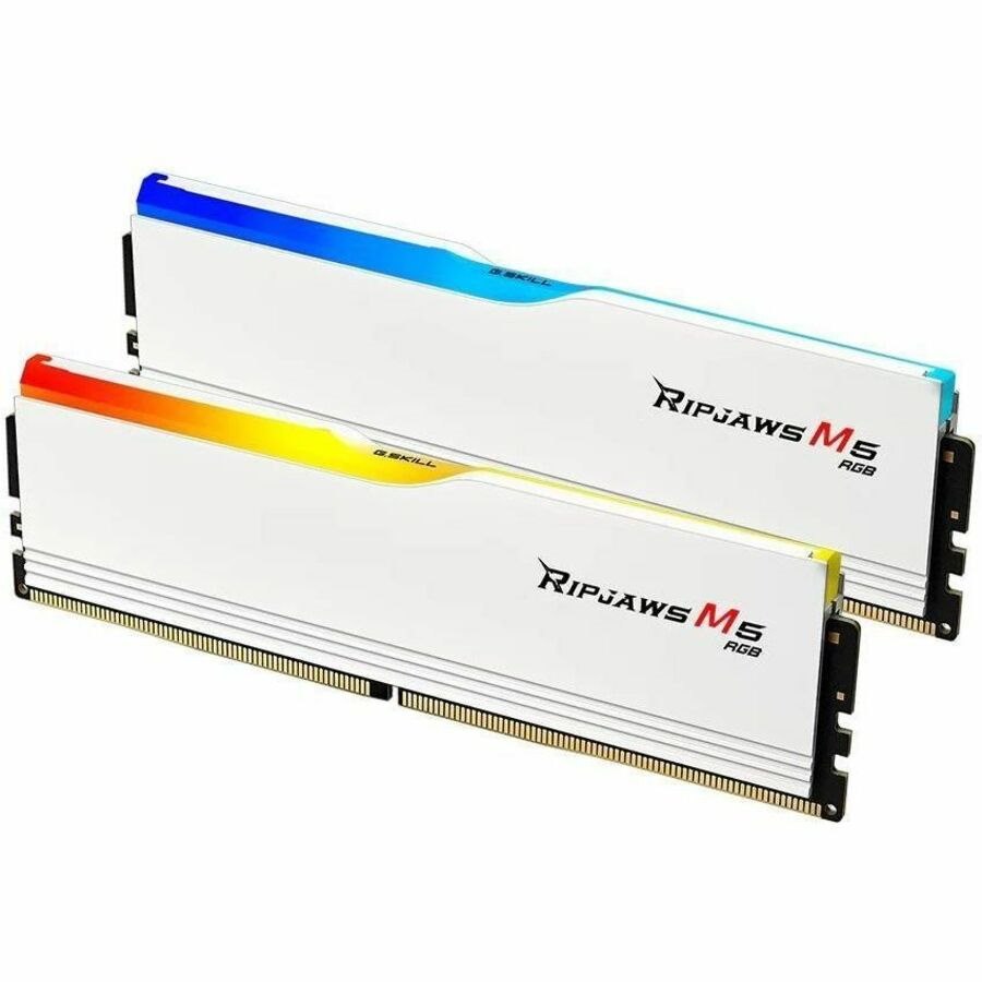 G.SKILL Ripjaws M5 RGB RAM Module for Computer, Motherboard - 64 GB (2 x 32GB) - RGB - DDR5-6400/PC5-51200 DDR5 SDRAM - 6400 MHz - CL32 - 1.40 V