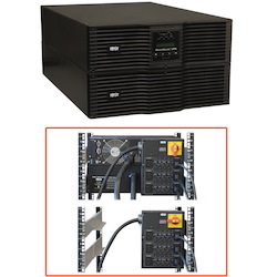 Tripp Lite by Eaton SmartOnline 200-240V 10kVA 9kW Double-Conversion UPS, 6U, Extended Run, Network Card Slot, USB, DB9, Bypass Switch,C19