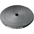 Black Box Hook and Loop Bundle Cable Wrap - 5/8" x 15', Black, 15-ft. (4.6-m) Roll