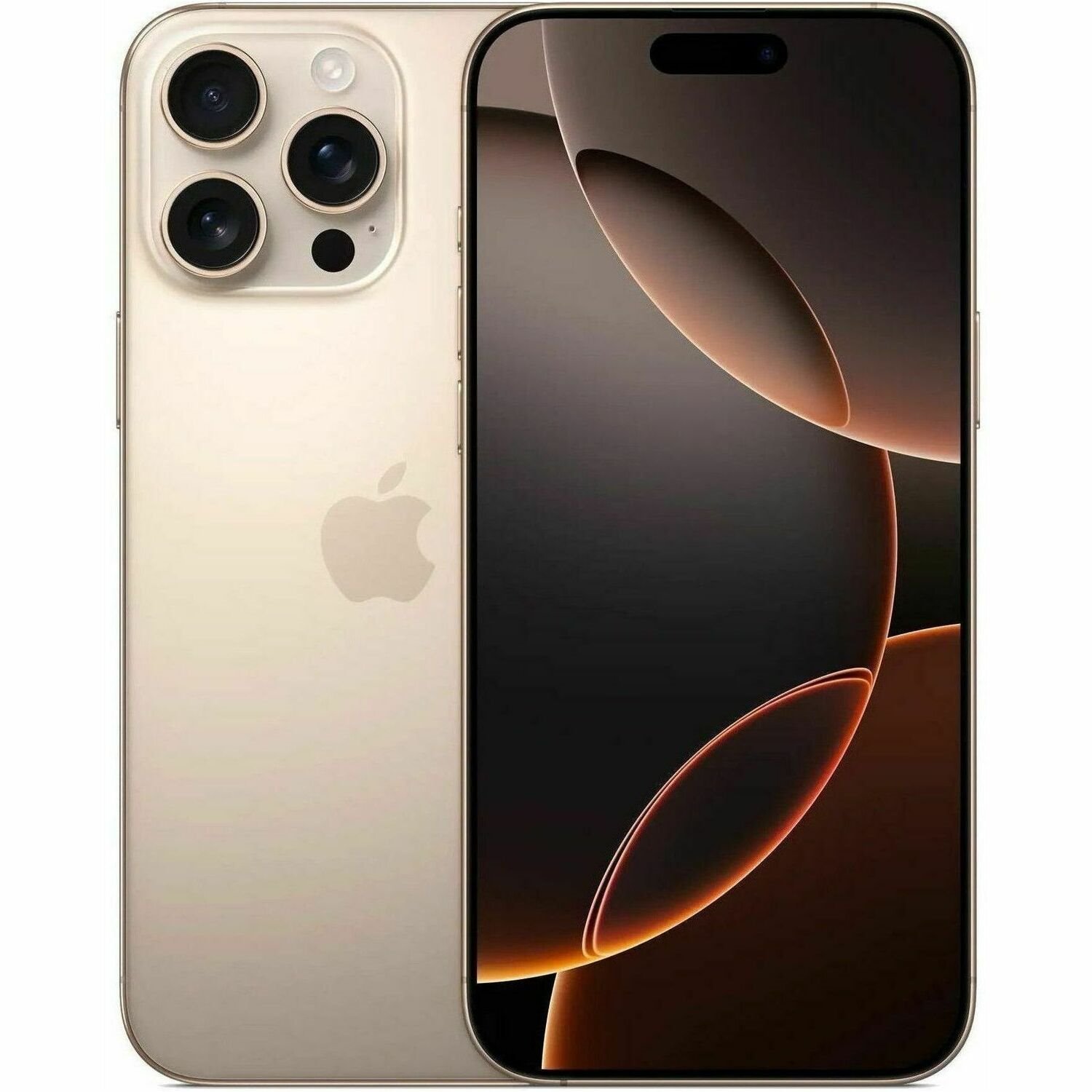 Apple iPhone 16 Pro A3293 128 GB Smartphone - 16 cm (6.3") OLED 2622 x 1206 - A18 ProHexa-core (6 Core) - 8 GB RAM - iOS 18 - 5G - Desert Titanium