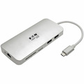 Eaton Tripp Lite Series USB-C Dock - 4K HDMI, USB 3.x (5Gbps), USB-A/C Hub, GbE, Memory Card, 60W PD Charging