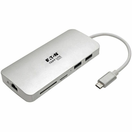 Eaton Tripp Lite Series USB-C Dock - 4K HDMI, USB 3.x (5Gbps), USB-A/C Hub, GbE, Memory Card, 60W PD Charging