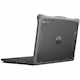 MAXCases Extreme Shell-F2 Slide Case for HP Fortis Chromebook G10 11" and Clamshell Chromebook 11" G8/G9 (Gray/Clear)