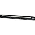 Eaton Tripp Lite Series 24-Port 1U Rack-Mount Cat5e 110 Patch Panel, 568B, RJ45 Ethernet, TAA