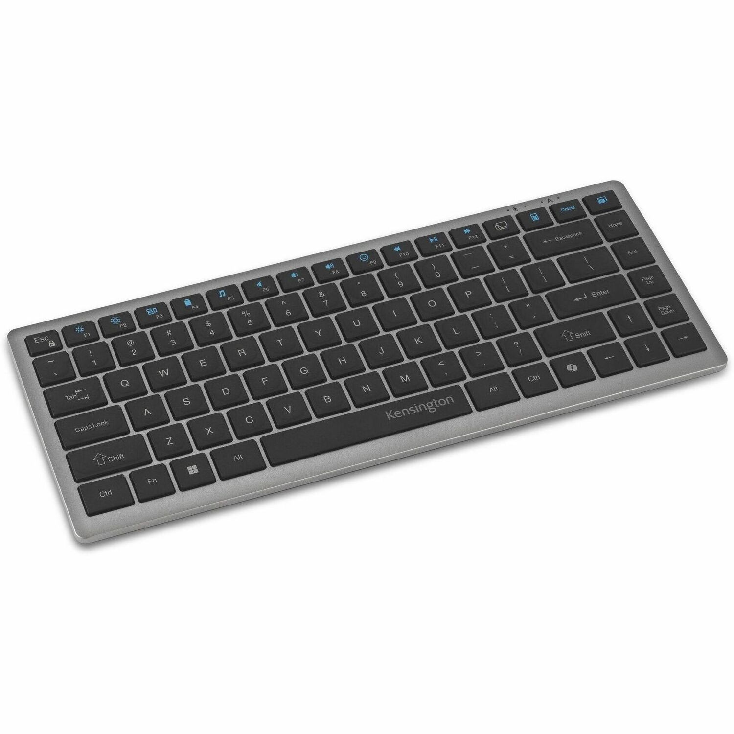 Kensington KB435 Keyboard - Compact - Wireless Connectivity - USB Type A Interface - Space Gray