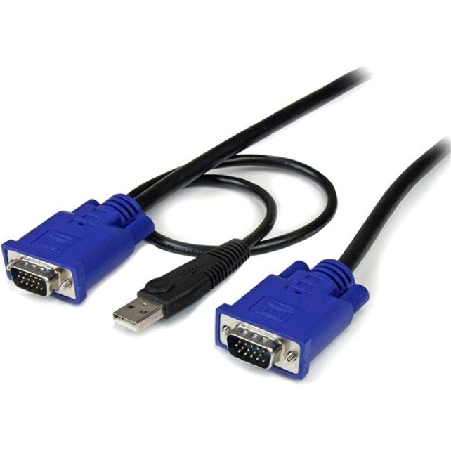 StarTech.com StarTech.com 2-in-1 - Video / USB cable - 4 pin USB Type A, HD-15 (M) - HD-15 (M) - 3.05 m