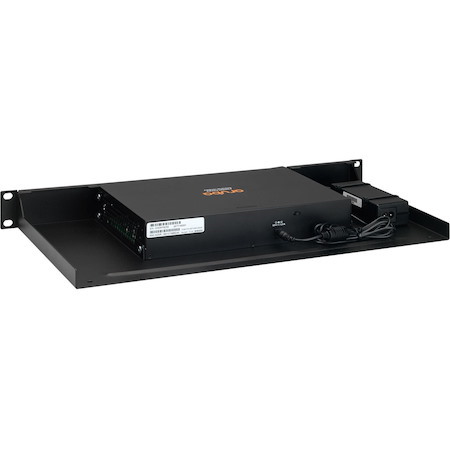 RACKMOUNT.IT Rack Mount for Switch, Power Supply, Firewall - Jet Black