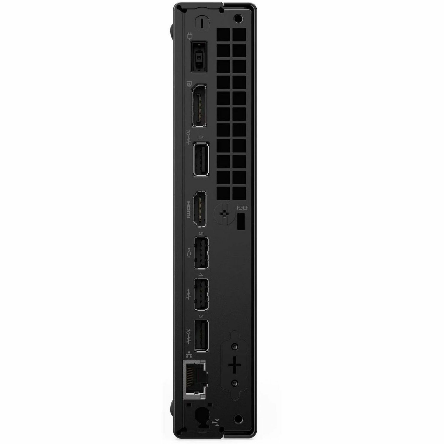 Lenovo ThinkCentre neo 50q QC 13C8000YUS Desktop Computer - Qualcomm Snapdragon X X1-26-100 - 16 GB - 256 GB SSD - Tiny - Eclipse Black