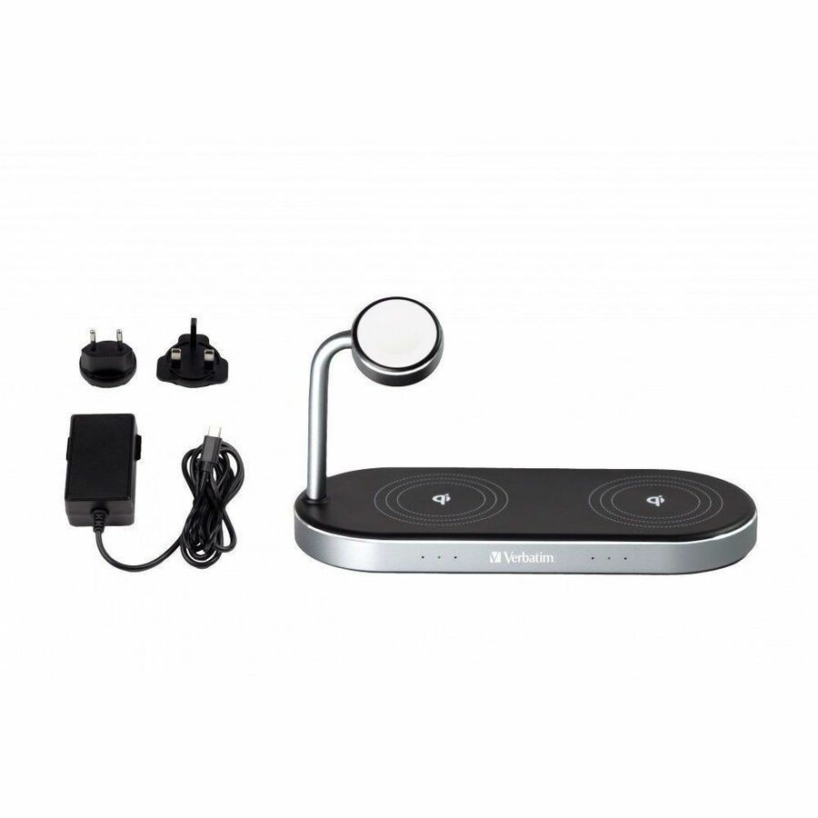 Verbatim WCS-03 Universeel Zwart Usb Draadloos Opladen Snel Opladen Binnen ** New Retail **