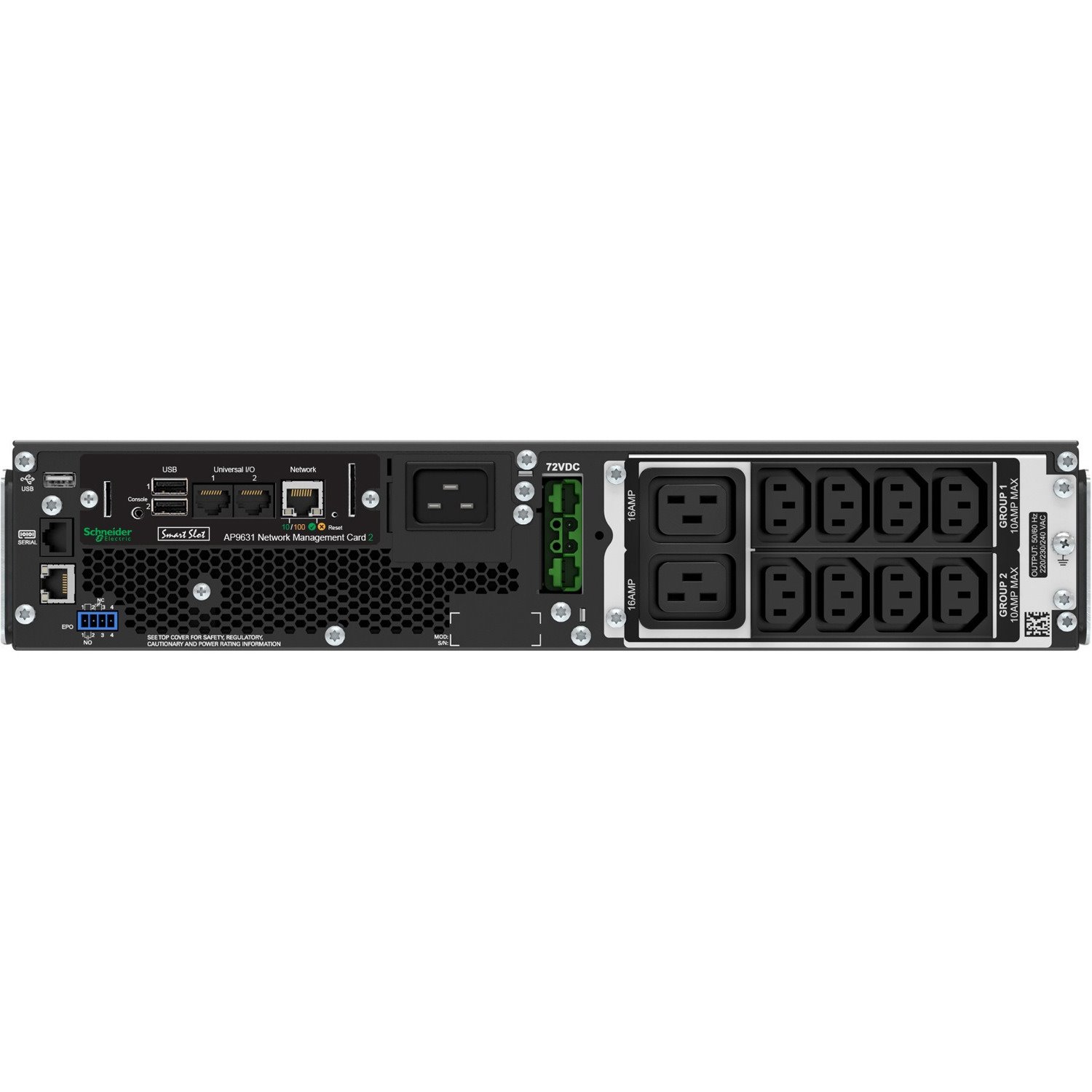 APC by Schneider Electric Smart-UPS Double Conversion Online UPS - 2.20 kVA/1.98 kW