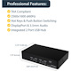 StarTech.com 4 Port USB DisplayPort KVM Switch with Audio