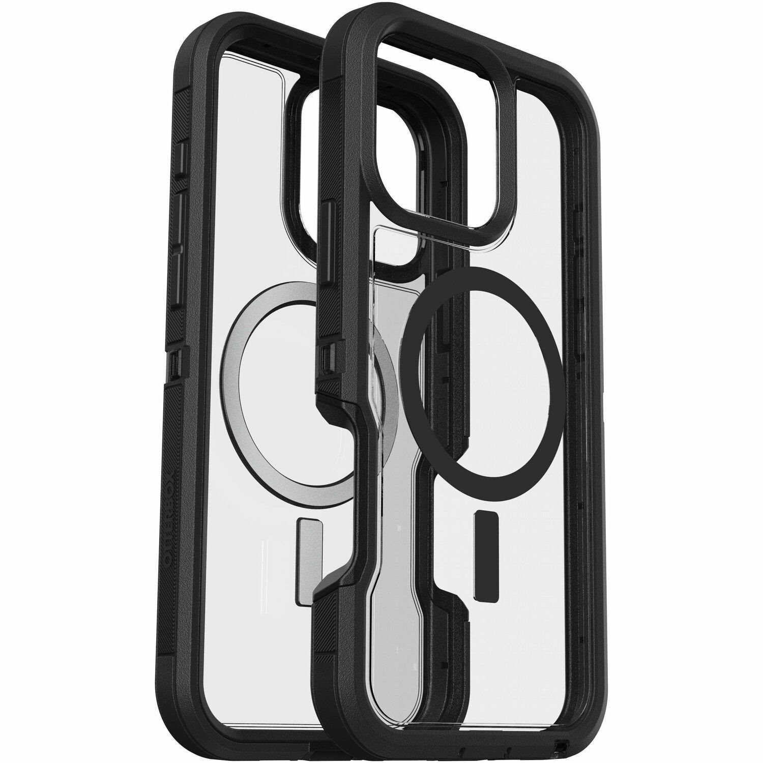 OtterBox Defender Series XT Rugged Case for Apple iPhone 16 Pro Max Smartphone - Dark Side (Clear/Black) - Retail - 1