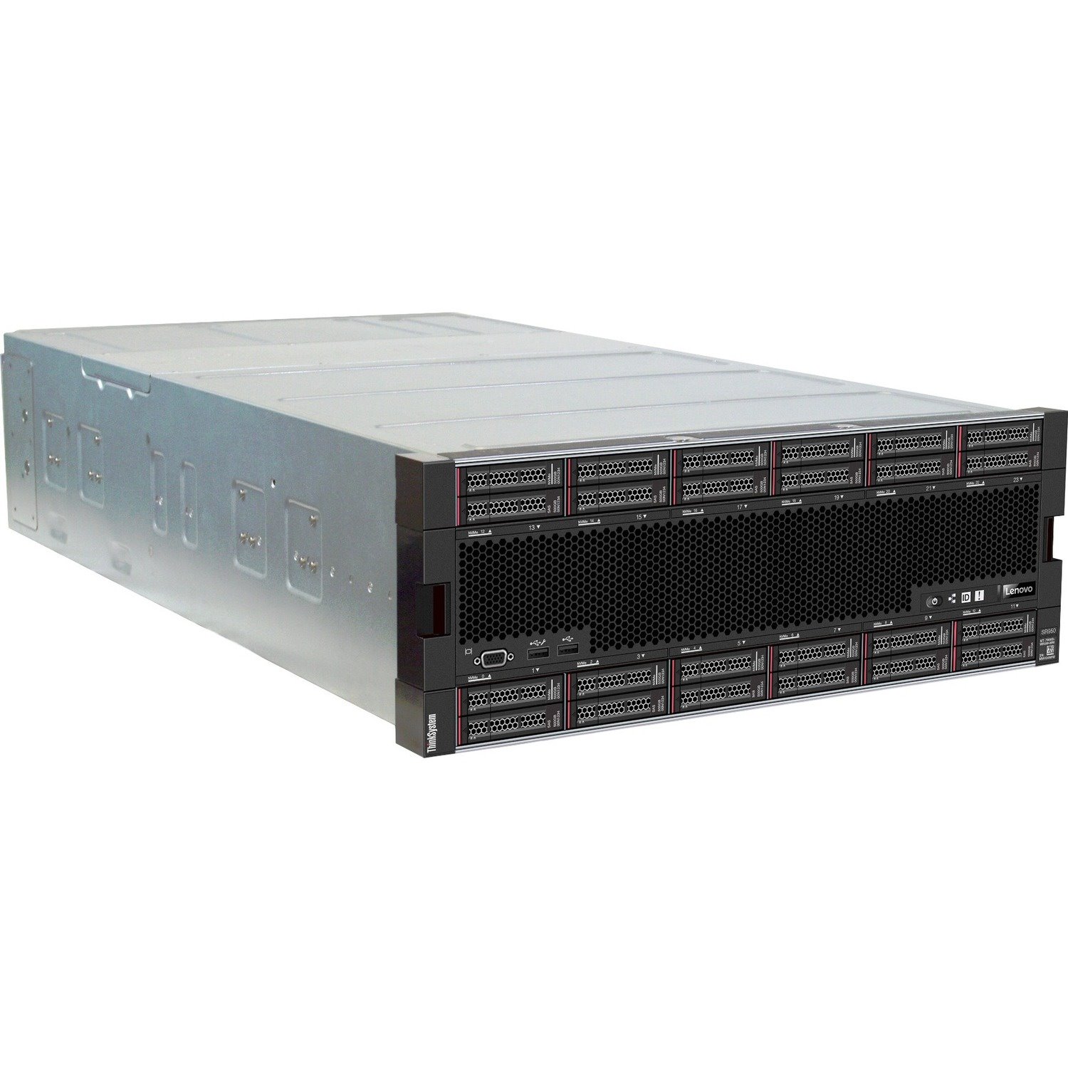 Lenovo ThinkSystem SR950 7X12A02XNA 4U Rack Server - 8 x Intel Xeon Platinum 8260 2.40 GHz - 256 GB RAM - 12Gb/s SAS, Serial ATA/600 Controller