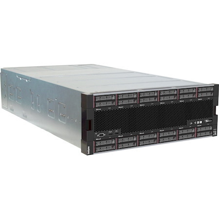 Lenovo ThinkSystem SR950 7X12A02UNA 4U Rack Server - 4 Xeon Gold 5220 2.20 GHz - 128 GB RAM - 12Gb/s SAS, Serial ATA/600 Controller