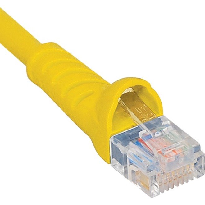 ICC Patch Cord, Cat 6 Molded Boot, Yellow