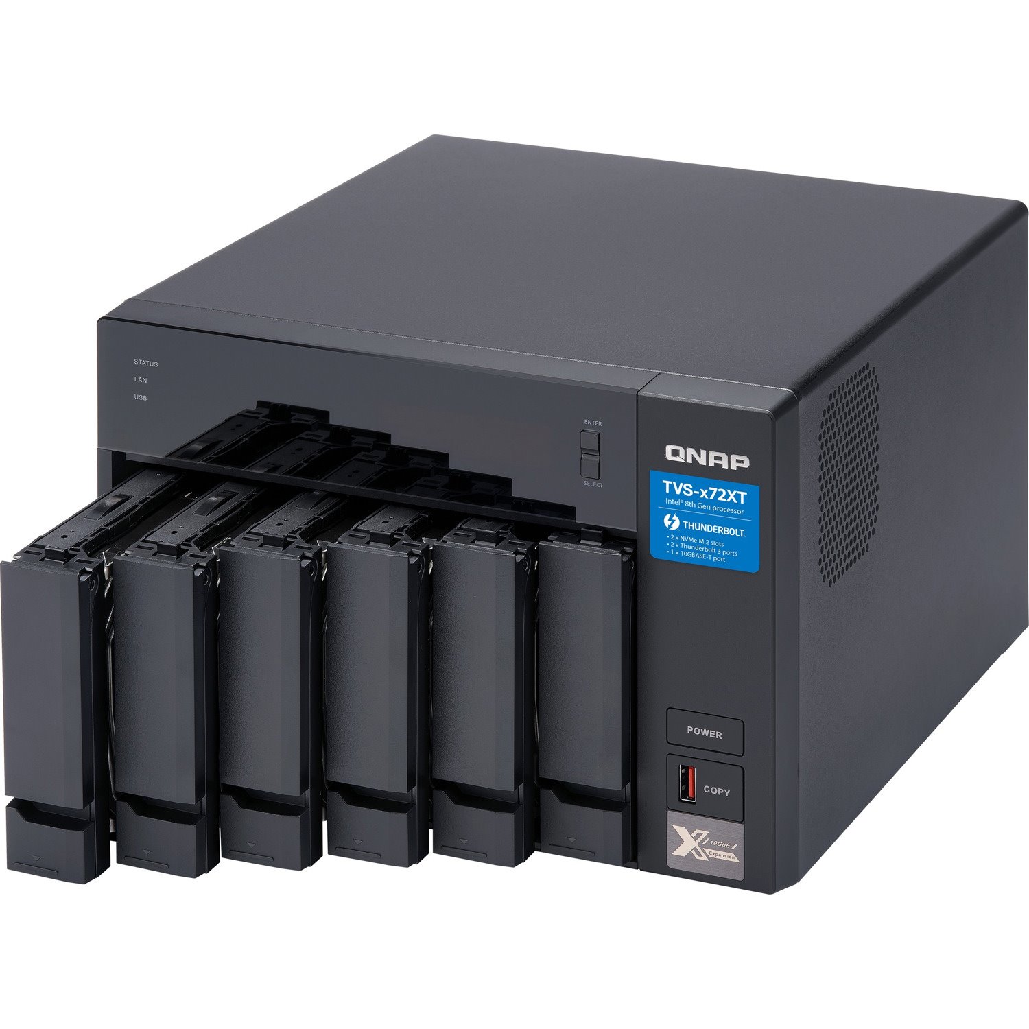 QNAP TVS-672XT-I5-8G SAN/NAS/DAS Storage System