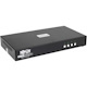 Tripp Lite by Eaton Secure KVM Switch, 4-Port, HDMI to DisplayPort, 4K, NIAP PP3.0 Certified, Audio, CAC, Single Monitor, TAA