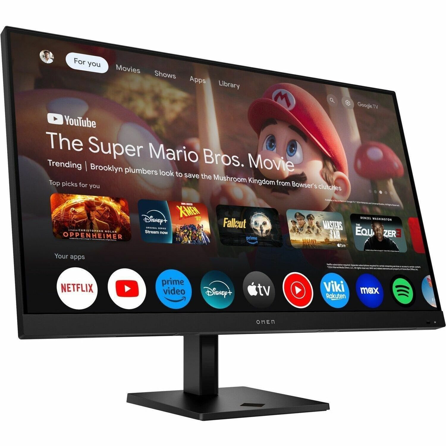 OMEN 32x 31" Class 4K UHD Smart Gaming LCD Monitor - Black