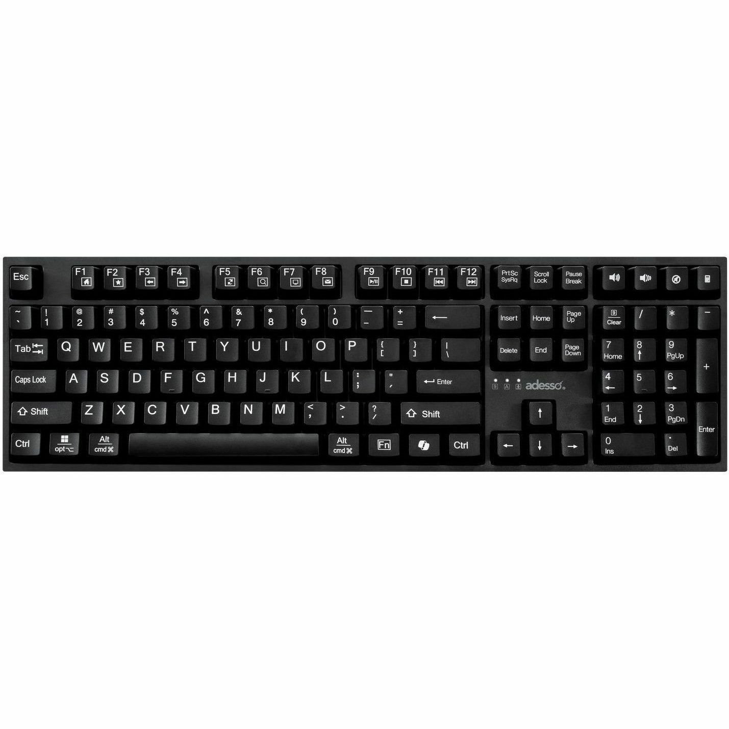 Adesso Multi-OS Mechanical Keyboard With CoPilot AI Hotkey