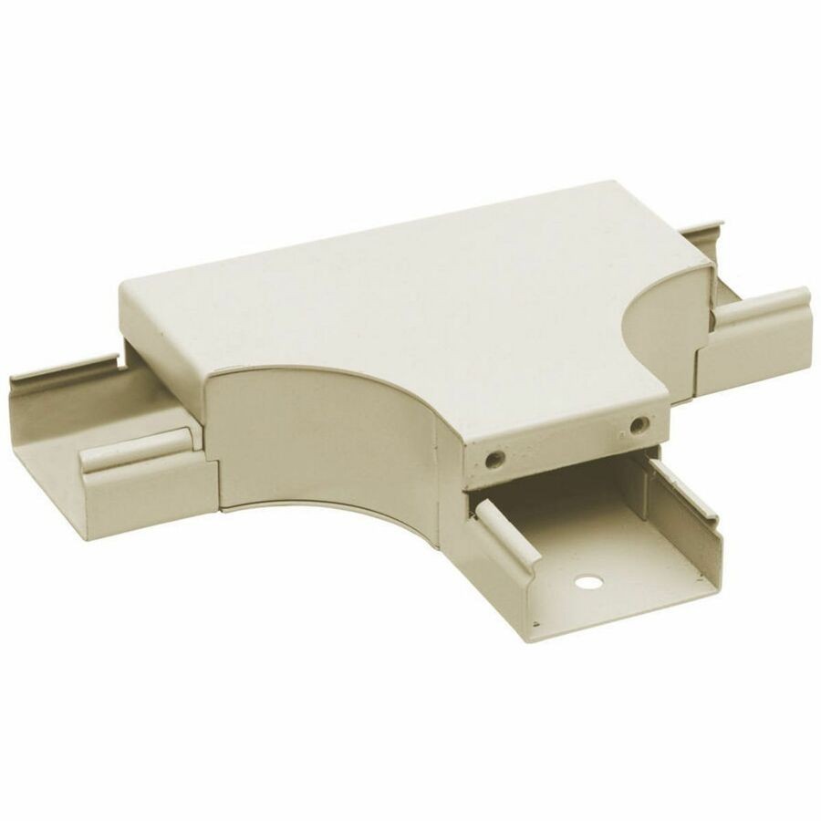 Hubbell Premise Wiring Metal Raceway, Tee Fitting, HBL2400 Series, Ivory
